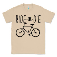 Mushroom ride or die bicycle Classic Tee - artisFamous