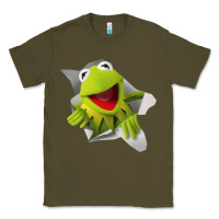 Army Green kermit the frog Classic Tee - artisFamous