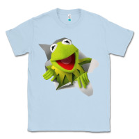Dusty Blue kermit the frog Classic Tee - artisFamous