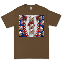 Cacao Baseball Mom Premium Tee - CowhideDigitalArt
