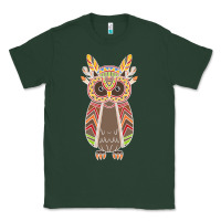 Sports Green Native OWL Classic Tee - artisFamous