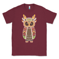Burgundy Native OWL Classic Tee - artisFamous