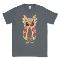 Charcoal Heather Native OWL Classic Tee - artisFamous