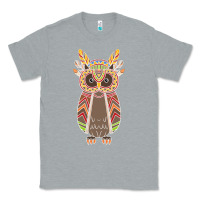 Heather Grey Native OWL Classic Tee - artisFamous