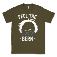 Army Green bernie sanders for now Classic Tee - artisFamous