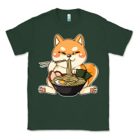 Sports Green shiba inu dog ramen Classic Tee - artisFamous