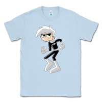 Dusty Blue danny phantom run Classic Tee - artisFamous