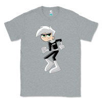 Heather Grey danny phantom run Classic Tee - artisFamous