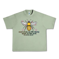 Oil Green Kinda Words Are Like Honey Sweet To The Soul Urban Heavy Tee - CowhideDigitalArt
