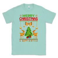 Seafoam merry christmas Classic Tee - artisFamous