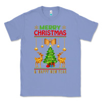 Colony Blue merry christmas Classic Tee - artisFamous