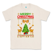 Natural merry christmas Classic Tee - artisFamous