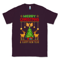 Plum merry christmas Classic Tee - artisFamous