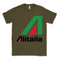 Army Green alitalia Classic Tee - artisFamous