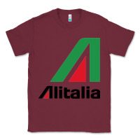 Burgundy alitalia Classic Tee - artisFamous