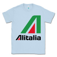 Dusty Blue alitalia Classic Tee - artisFamous