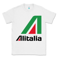 White alitalia Classic Tee - artisFamous