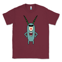 Burgundy plankton Classic Tee - artisFamous