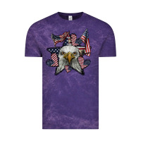 Cloud Purple eagle star png Vintage Tee - SublimationCraftShop