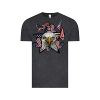 Vintage Black eagle star png Vintage Tee - SublimationCraftShop