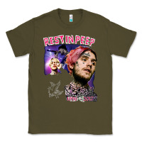 Army Green lil peep Classic Tee - artisFamous