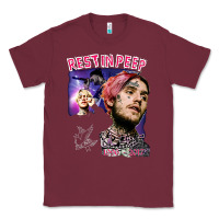 Burgundy lil peep Classic Tee - artisFamous