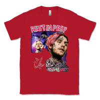 Red lil peep Classic Tee - artisFamous