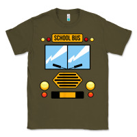 Army Green school bus costume cool halloween Classic Tee - artisFamous