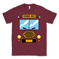 Burgundy school bus costume cool halloween Classic Tee - artisFamous