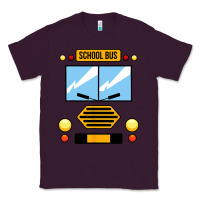 Plum school bus costume cool halloween Classic Tee - artisFamous