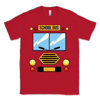Red school bus costume cool halloween Classic Tee - artisFamous