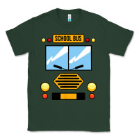 Sports Green school bus costume cool halloween Classic Tee - artisFamous