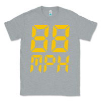 Heather Grey 88mph funny Classic Tee - artisFamous