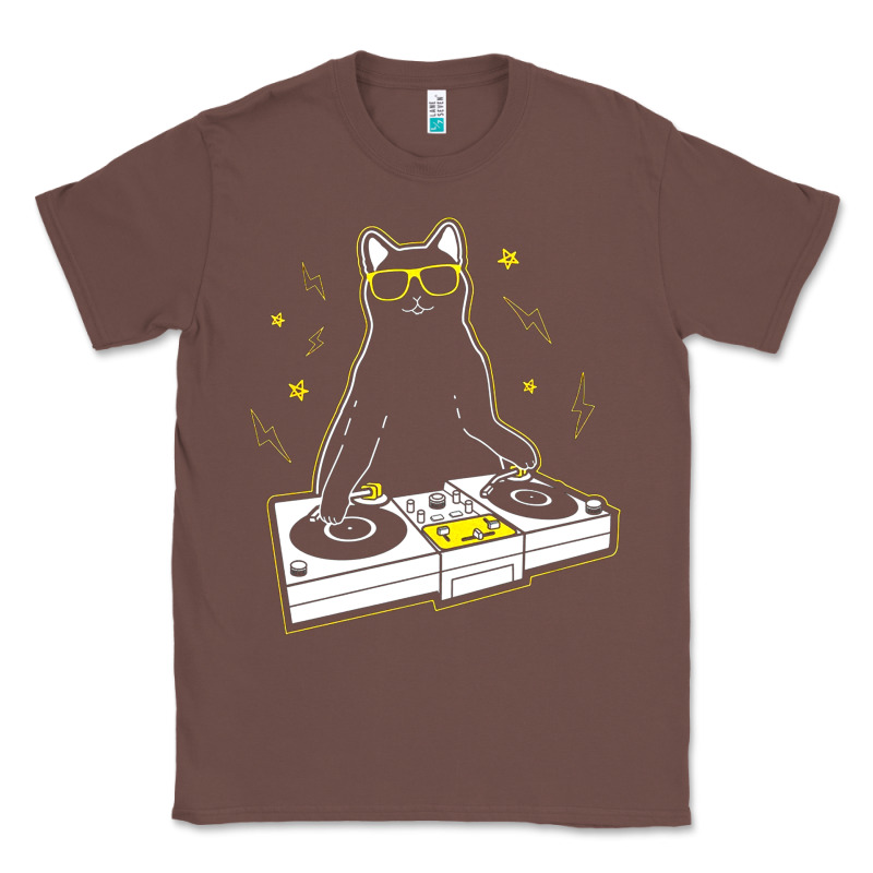 Cat Dj Classic Tee by artisFamous | Teevron