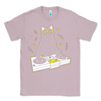Lilac cat dj Classic Tee - artisFamous