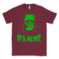 Burgundy frankenstein Classic Tee - artisFamous