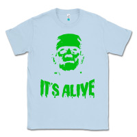 Dusty Blue frankenstein Classic Tee - artisFamous