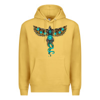 Antique Gold turquoise thunderbird Premium Hoodie - RanaPortraitStore