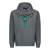 Rock turquoise thunderbird Premium Hoodie - RanaPortraitStore