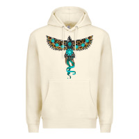 Sandshell turquoise thunderbird Premium Hoodie - RanaPortraitStore