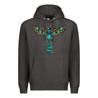 Smoke turquoise thunderbird Premium Hoodie - RanaPortraitStore