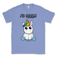 Colony Blue so manly funny unicorn Classic Tee - artisFamous