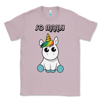 Lilac so manly funny unicorn Classic Tee - artisFamous