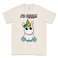 Natural so manly funny unicorn Classic Tee - artisFamous