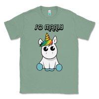 Sage so manly funny unicorn Classic Tee - artisFamous