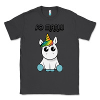 Smoke so manly funny unicorn Classic Tee - artisFamous