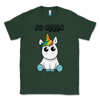 Sports Green so manly funny unicorn Classic Tee - artisFamous