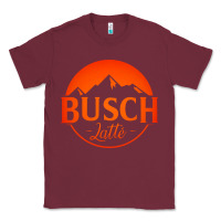 Burgundy busch latte Classic Tee - artisFamous