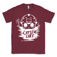 Burgundy camp crystal lake sweatshirt Classic Tee - artisFamous