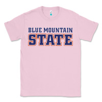 Bubblegum Pink blue mountain state Classic Tee - artisFamous
